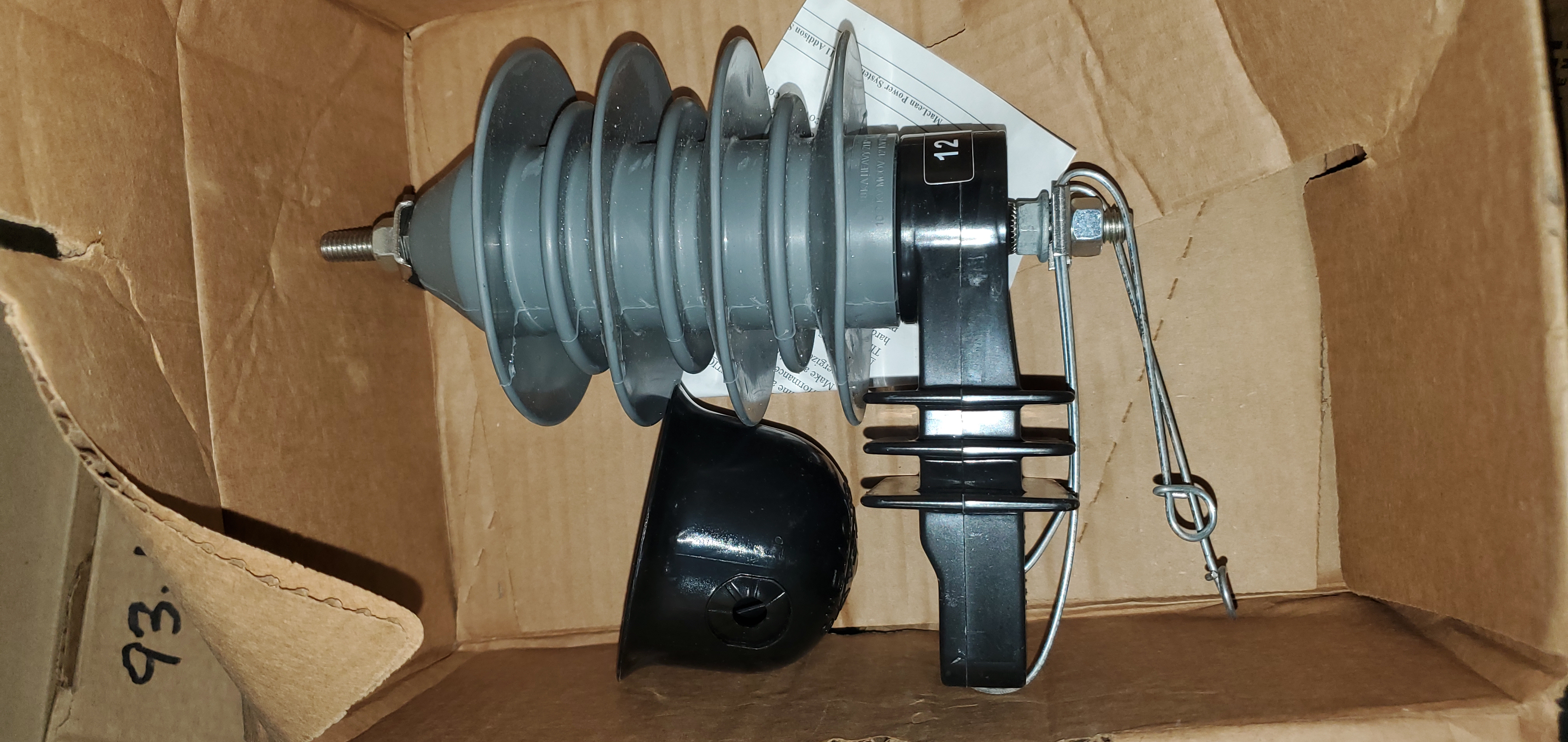 ARRESTER, SRG DISTR CL POLYMER MVBL 12KV